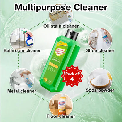 Powerful Multifunctional Cleaner | Buy 1 Get 3 Free - (PACK OF 4) [⭐️⭐️⭐️⭐️⭐️ 9954 Reviews]