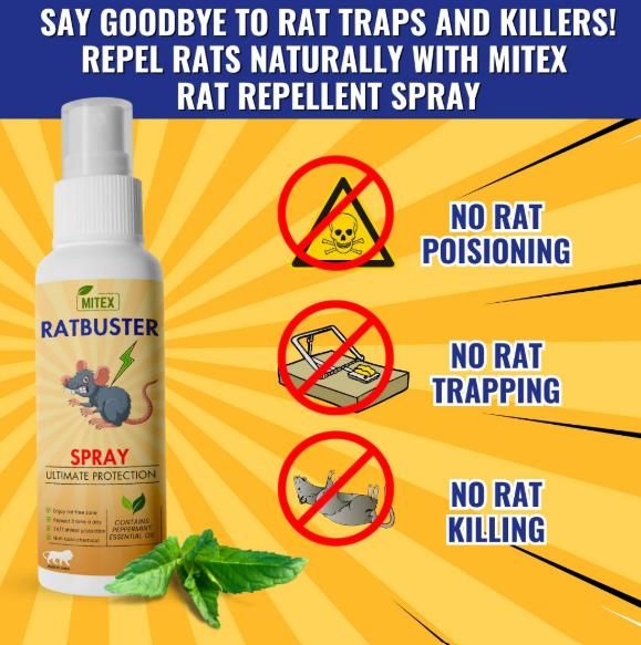 Rat Repellent Spray | 🔥BUY 1 GET 2 FREE🔥[⭐️⭐️⭐️⭐️⭐️ 9985 Reviews]